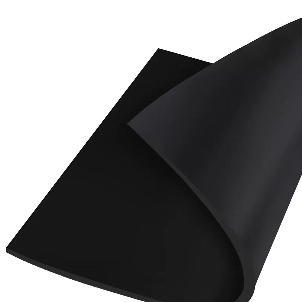 LZTDSBX Non-Slip Rubber Mat Sheets, 1 mm Thick, Multiple Sizes, 4-Piece