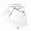 Smandy 50g Loose Sequins, Square, Double-Sided, Shimmering PVC, Craft Supplies for Maritime Weddings and DIY Home Decor (SILVER) view 3