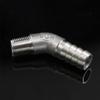 45° Stainless Steel Male-to-Hose Barb Elbow Fitting, 1/8-Inch Male Thread, 304 Stainless Steel, 1 Piece (1/8 in x 8 mm) view 3