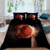 VULORA Kids' Basketball Bedding Set 135 x 200 cm, Microfiber, Reversible 3-Piece Set view 2
