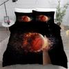VULORA Kids' Basketball Bedding Set 135 x 200 cm, Microfiber, Reversible 3-Piece Set view 4