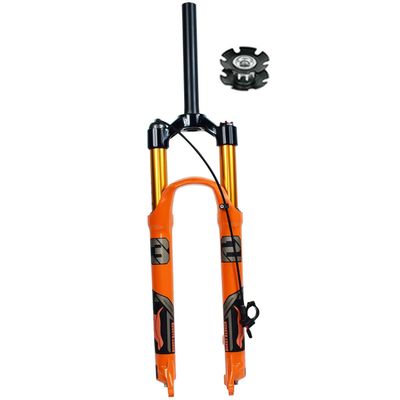WIQUYBML 26/27.5/29-Inch MTB Suspension Fork, 1 1/8-Inch Straight Steerer, 120 mm Travel