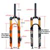 WIQUYBML 26/27.5/29-Inch MTB Suspension Fork, 1 1/8-Inch Straight Steerer, 120 mm Travel view 2