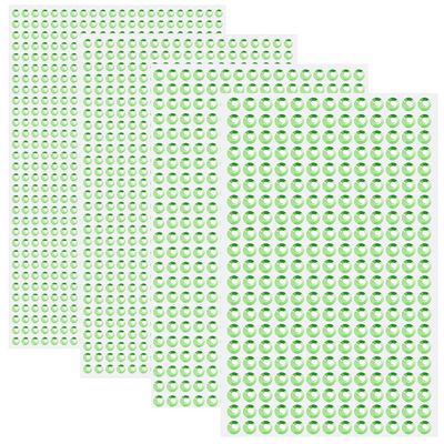 SOFPLATE 1608 Self-Adhesive Glitter Stones Green