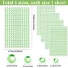 SOFPLATE 1608 Self-Adhesive Glitter Stones Green view 2