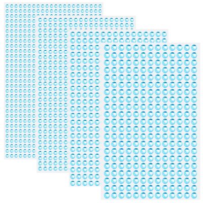 SOFPLATE 1608 Self-Adhesive Blue Rhinestones