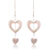 2-Piece Heart Wooden Hanging Decor view 1