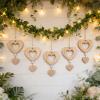 2-Piece Heart Wooden Hanging Decor view 3