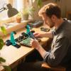 PCB Holder Mount, Adjustable Soldering Aid with Stable Base view 2