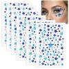 TLDBATICE 6 Sheets Glitter Stones for Face view 1