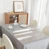 LIHUANE Clear PVC Table Cover, 105 x 164 cm, Glossy, Wipeable and Cuttable view 3