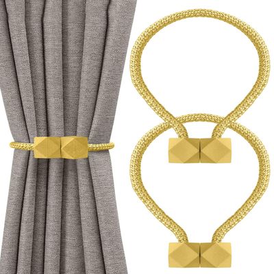 CULEB 2-Pack Magnetic Curtain Holdbacks