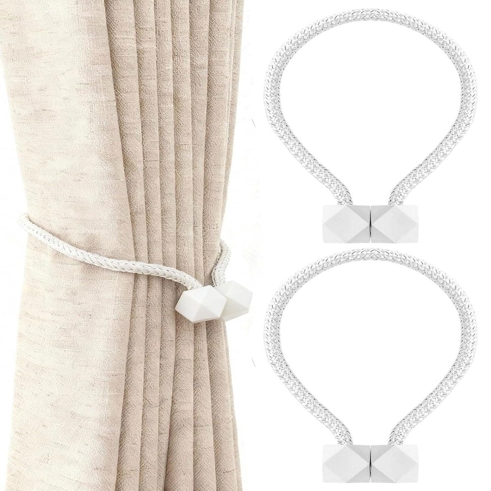 CULEB 2-Pack Magnetic Curtain Holdbacks