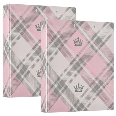 1 12.7 cm (12.7-Inch) 3-Ring Notebook with Pocket Cover, 1/2-Pack, Hardcover