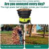 Electric Garden Leaf Shredder and Mulcher with Wheels, 8,000 RPM view 2