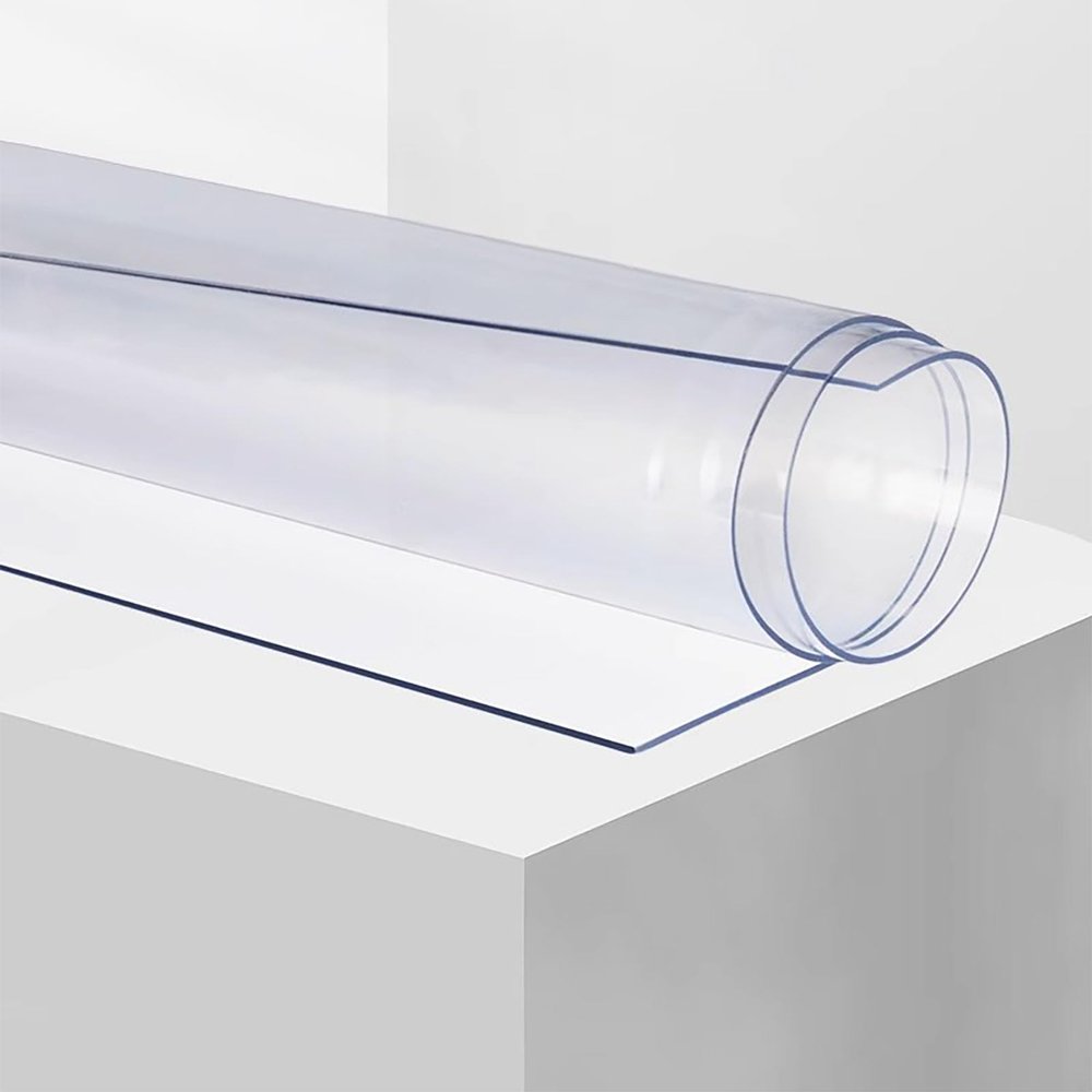 Transparent PVC Tablecloth 60 x 94 cm, Crystal Clear, 2 mm