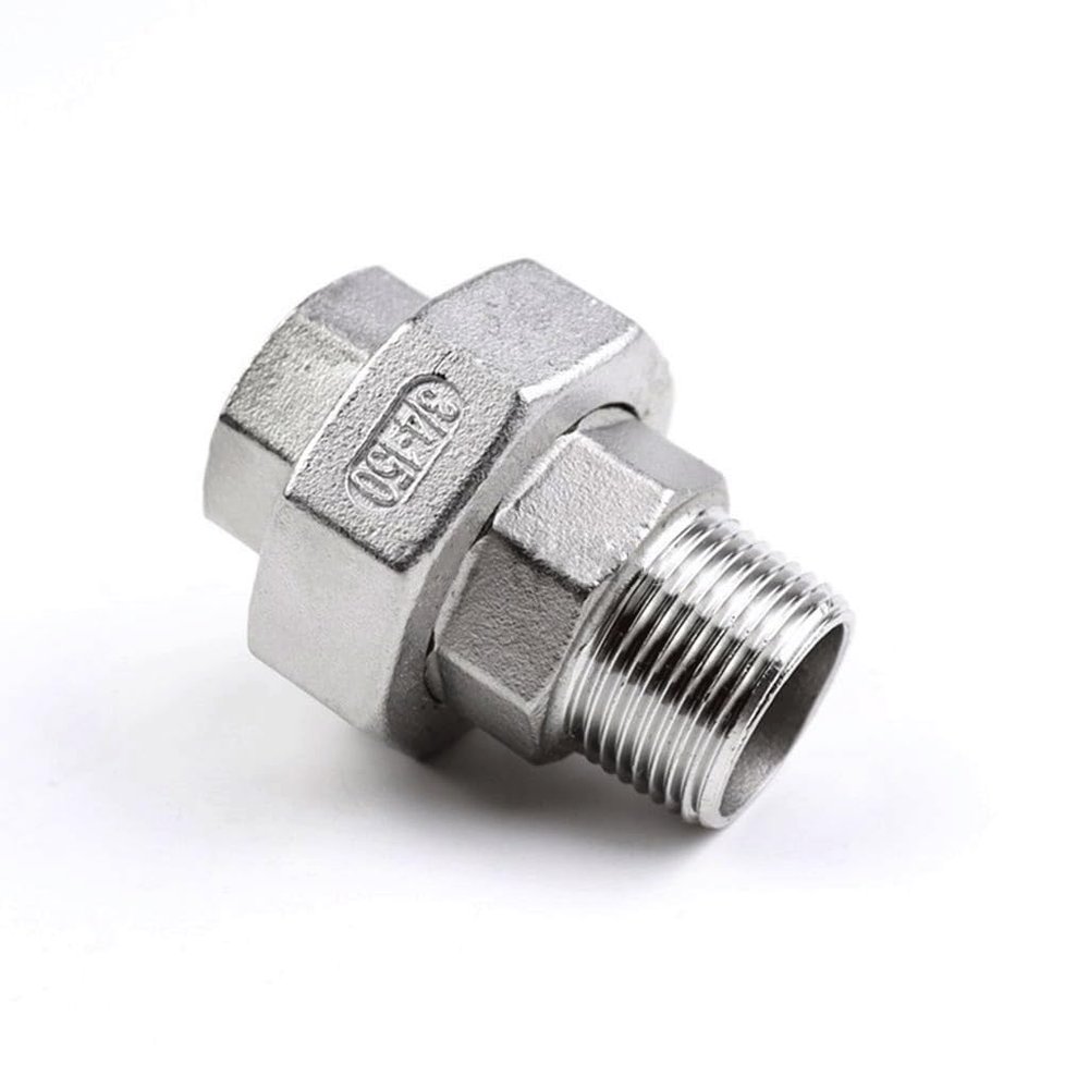 1-Piece 3/4-Inch BSP Female-to-Male 304 Stainless Steel Pipe Fitting Adapter