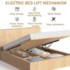 BDJSN Electric Steel Bed Lift, 2-Piece Hydraulic Storage Bed Lift Set with Remote, 600 kg Capacity view 2