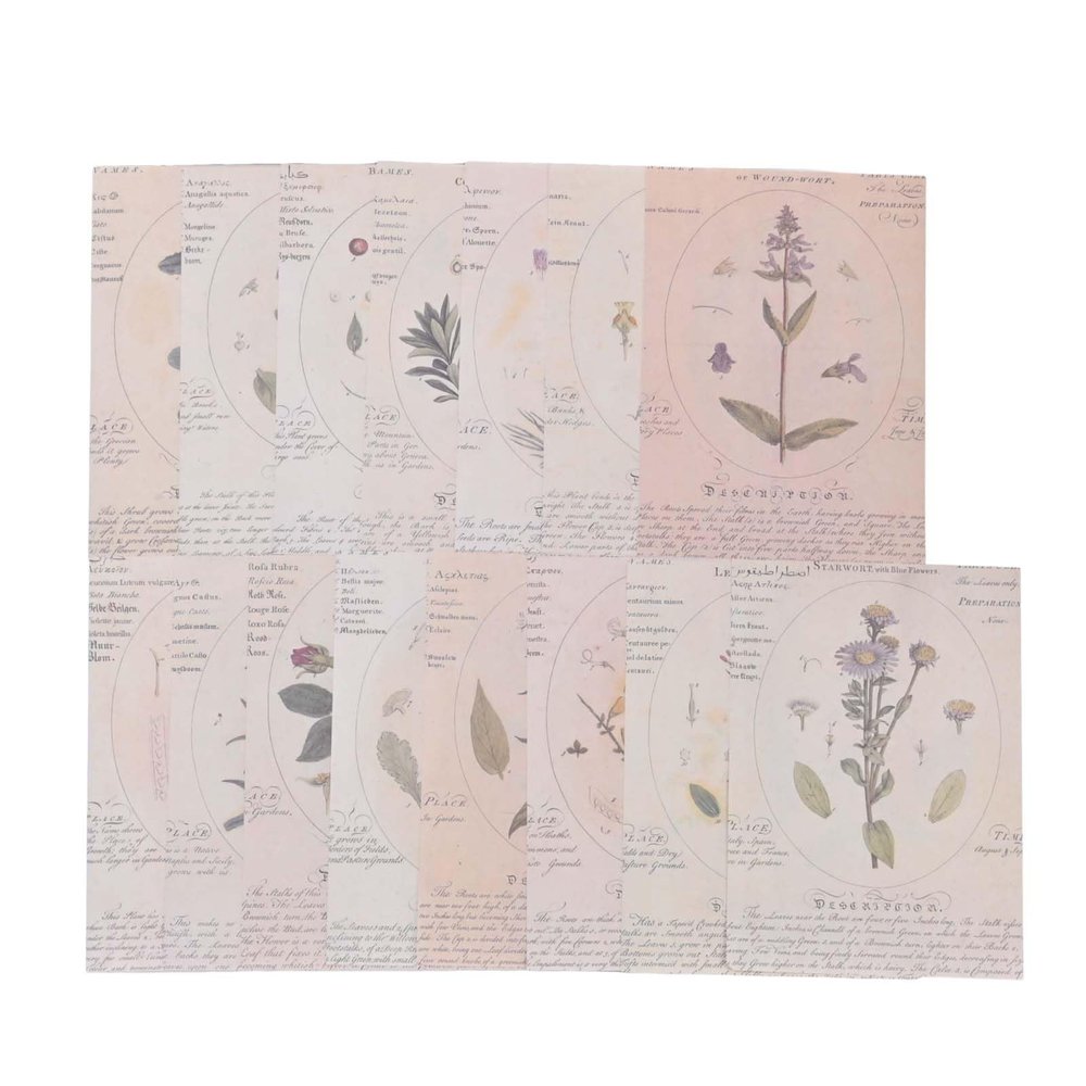 30 Sheets Vintage Scrapbooking Paper