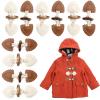 Leather Toggle Fasteners, 10 Pack view 1