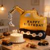 XXL Excavator Happy Birthday Balloon view 4