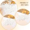 Wedding Garter Set for Bride, 2PCS Lace Elastic Garter with Pearls view 3