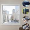 Aluminum Sliding Service Window, White, 50 x 80 cm view 4