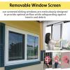 Black Aluminum Sliding Window with Lock, 88.9 x 50.8 cm view 3