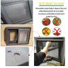 Black Aluminum Sliding Window with Lock, 88.9 x 50.8 cm view 4