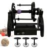 GTATBTG Electric Spinning Wheel with 3 Small Bobbins, Purple view 1
