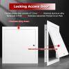 Lockable Attic Access Panel, 55.9 x 66 cm view 4