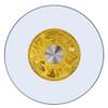 Lazy Susan Turntable, 80 cm, Clear, 360° Rotating, Tempered Glass view 1