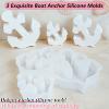 3-Piece Anchor Silicone Molds Set view 2