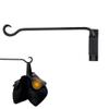 Hoppipola Rotatable Wall Mount for Lanterns, 31 x 12 cm or 41 x 12 cm, Metal, Black view 2