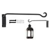 Hoppipola Rotatable Wall Mount for Lanterns, 31 x 12 cm or 41 x 12 cm, Metal, Black view 4