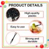 Ebksqs 200 Pcs Black Fruit Forks view 3