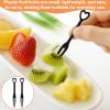 Ebksqs 200 Pcs Black Fruit Forks view 4
