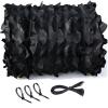 Black Garden Camouflage Netting, Oxford Fabric, 3 x 5 m view 1