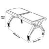 PU Leather Waiting Room Bench, 1/2/3-Seater, Office and Reception Seating for Clinics, Airports, Banks, and Hospitals, Stylish Purple (105 x 50 x 41 cm) view 2