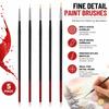 ARTGOTO 5-Piece Detail Brush Set for Adults view 3