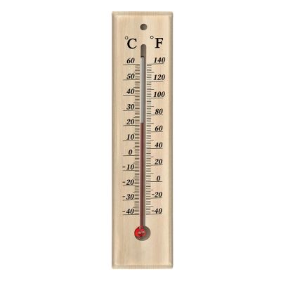 Wooden Thermometer for Home and Office