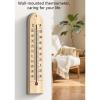 Wooden Thermometer for Home and Office view 3