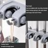 Mop and Broom Holder, Stainless Steel Cleaning Cart Organizer view 2