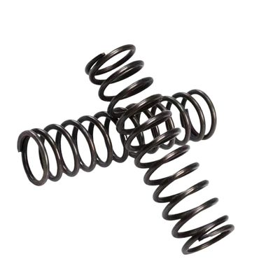 Black 65Mn Compression Springs, 1.6 mm Wire, 25 mm OD, 60 mm Long, 5-Pack