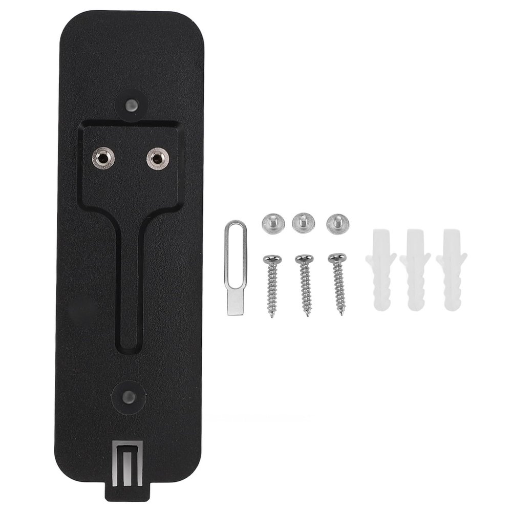 Rengue Backplate for Blink Video Doorbell, Plastic Replacement Part with Mounting Accessories, Lightweight Design for Easy Installation and Precise Fit (BLACK)