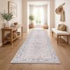 Paco Home Vintage Runner Rug for Hallway, Washable & Non-Slip, Easy-Care Modern Retro Boho Design, Silver, 80 x 300 cm view 1