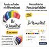 Custom Text Window Sticker view 2