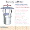 Jeremias DW-ECO 2.0 Stainless Steel Rain Cap, 600 mm view 3