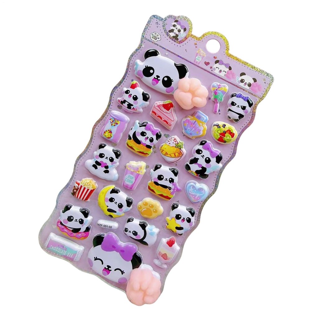 3D Cat Paw Stickers for Kids