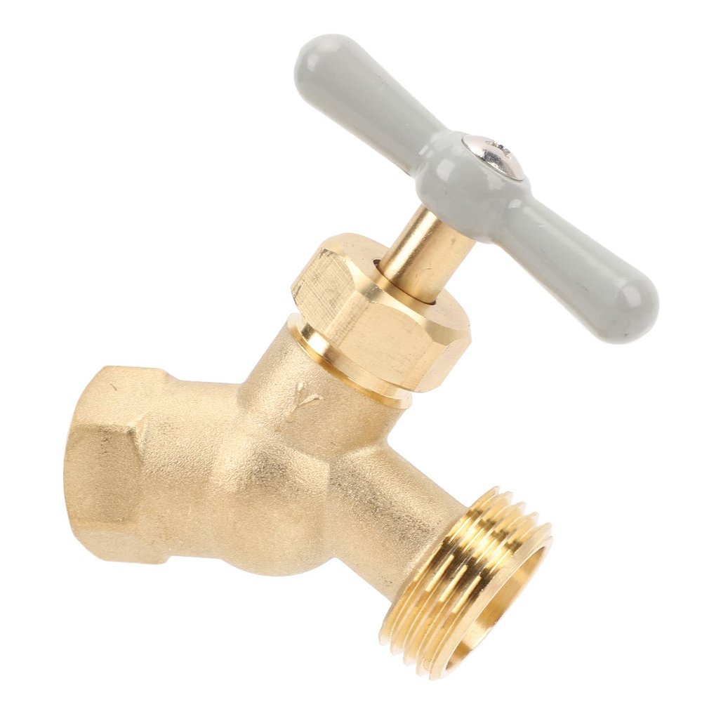 AUNMAS Brass Hose Faucet with G3/4 Male Thread